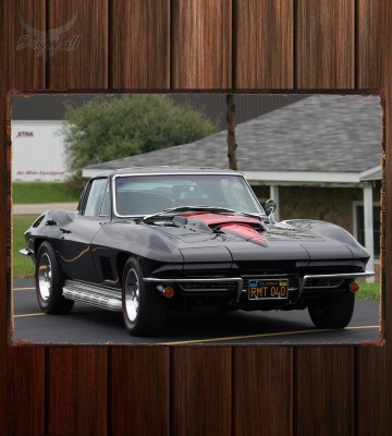 Металлическая табличка Corvette Sting Ray 427 RPO L36